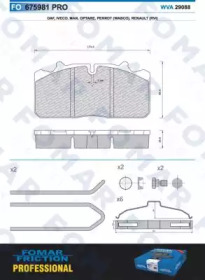 FOMAR FRICTION FO 675981